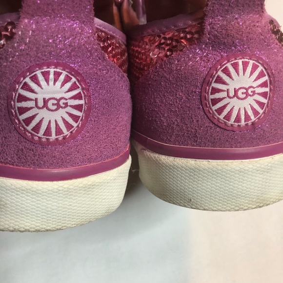 UGG Laela sparkles sequins raspberry sneakers - Picture 12 of 14